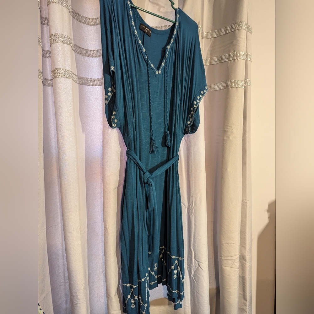 Lane Bryant Teal Green Dress